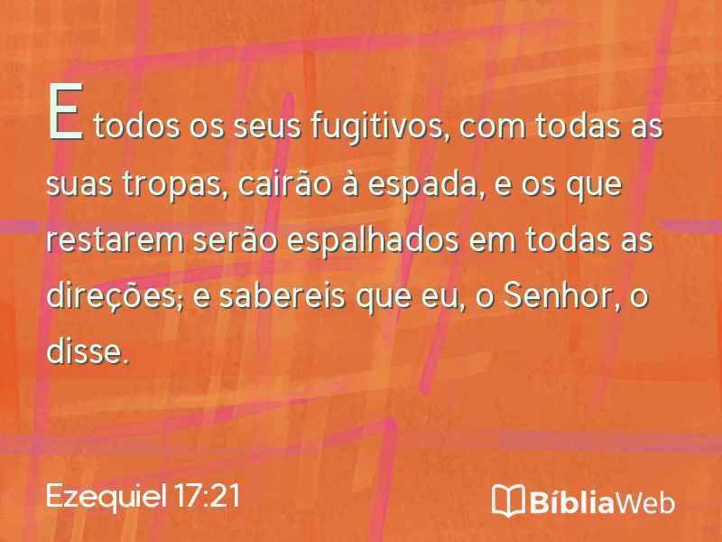 Ezequiel 17:21 em imagem para compartilhar