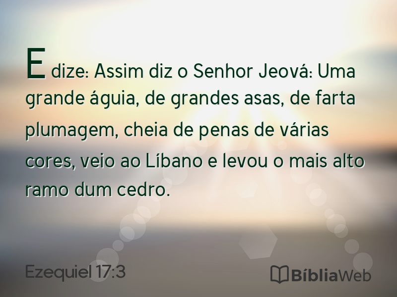 Ezequiel 17:3 em imagem para compartilhar