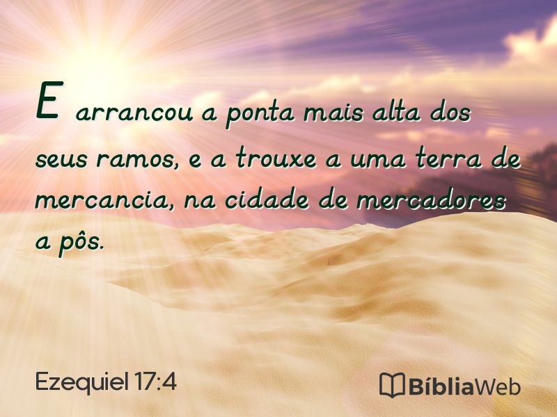 Ezequiel 17:4 em imagem para compartilhar