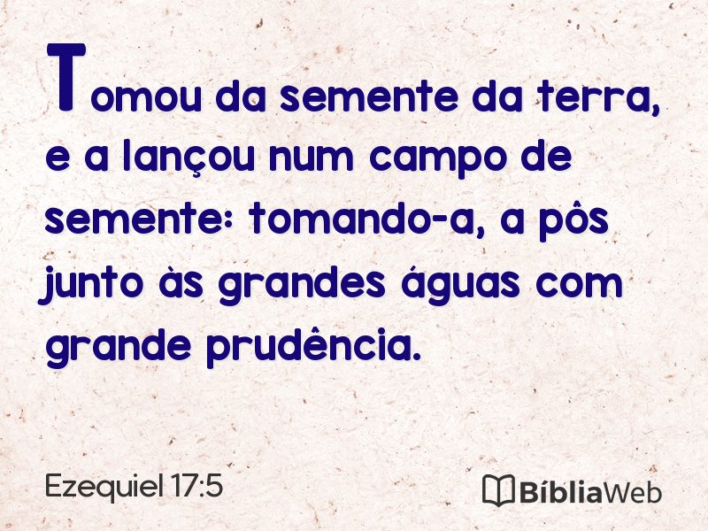 Ezequiel 17:5 em imagem para compartilhar