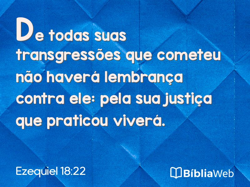 Ezequiel 18:22 em imagem para compartilhar