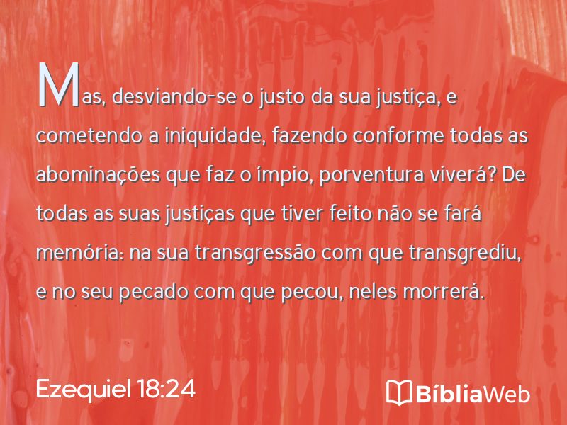 Ezequiel 18:24 em imagem para compartilhar