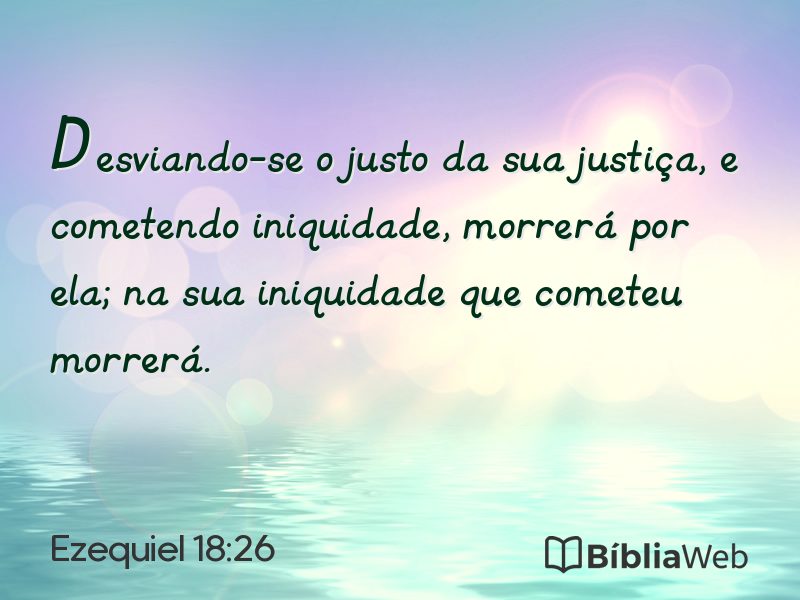 Ezequiel 18:26 em imagem para compartilhar