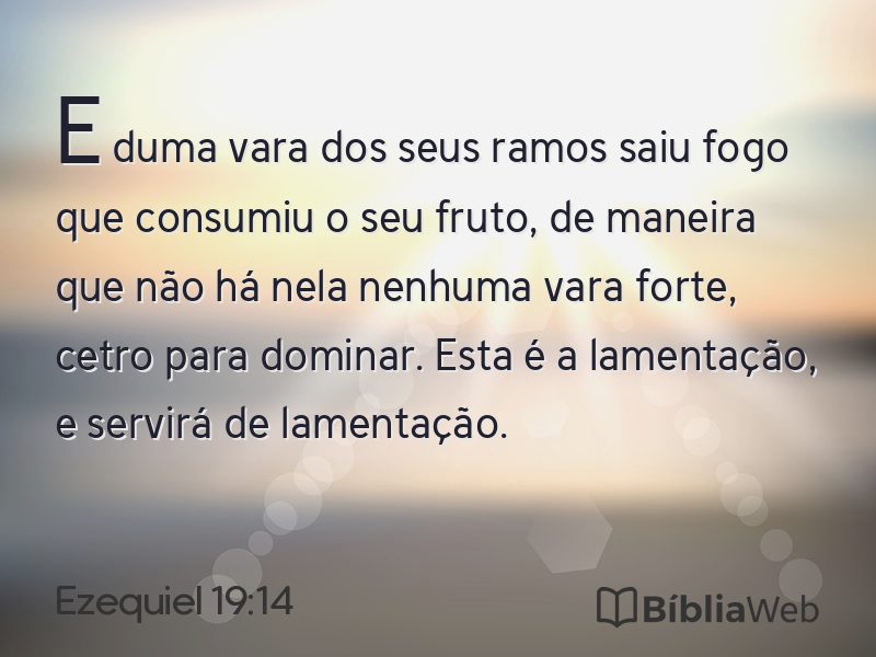 Ezequiel 19:14 em imagem para compartilhar