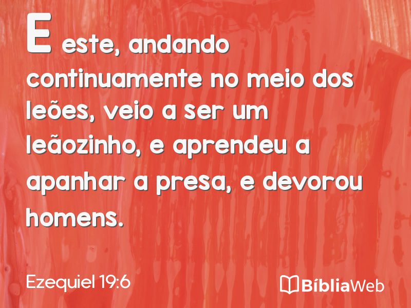 Ezequiel 19:6 em imagem para compartilhar