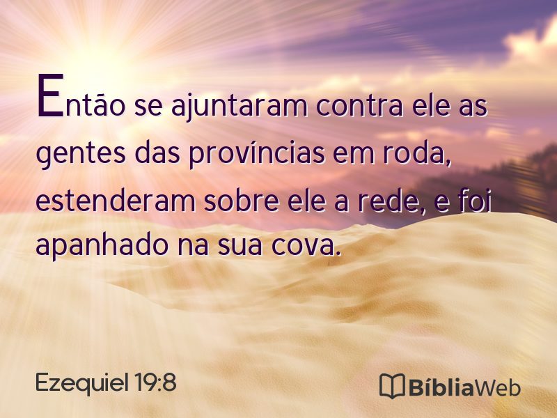 Ezequiel 19:8 em imagem para compartilhar