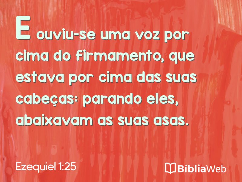 Ezequiel 1:25 em imagem para compartilhar