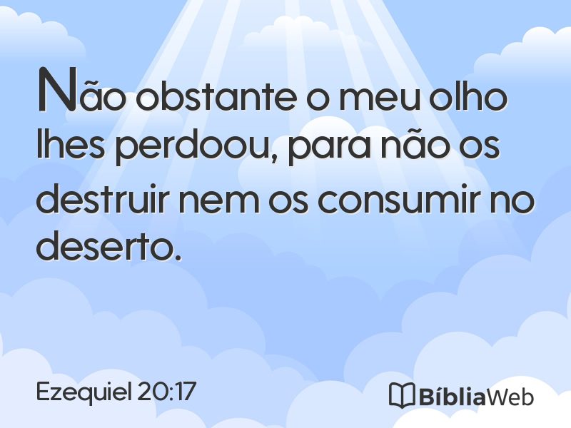 Ezequiel 20:17 em imagem para compartilhar