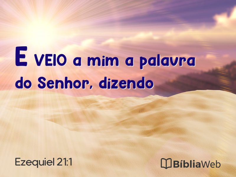 Ezequiel 21:1 em imagem para compartilhar