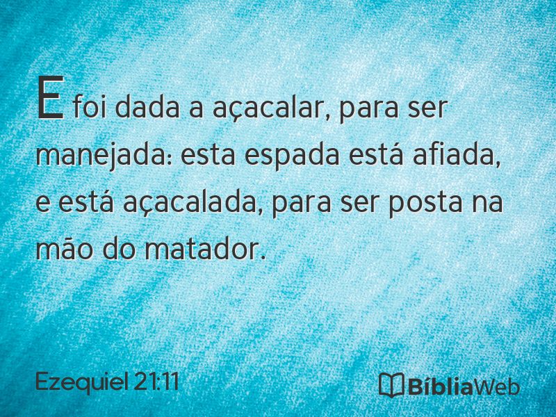 Ezequiel 21:11 em imagem para compartilhar