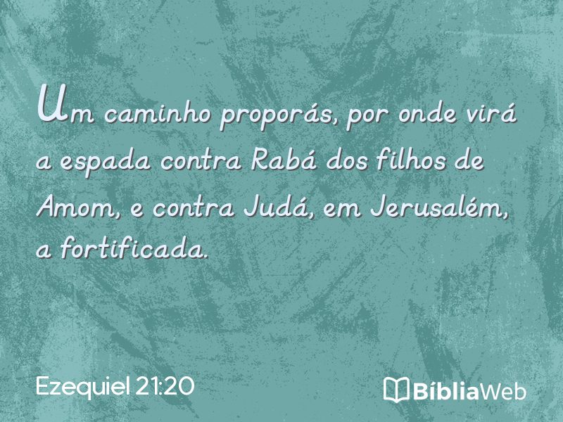 Ezequiel 21:20 em imagem para compartilhar