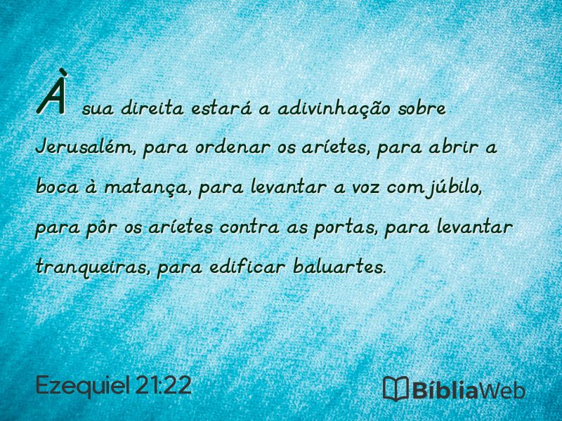 Ezequiel 21:22 em imagem para compartilhar