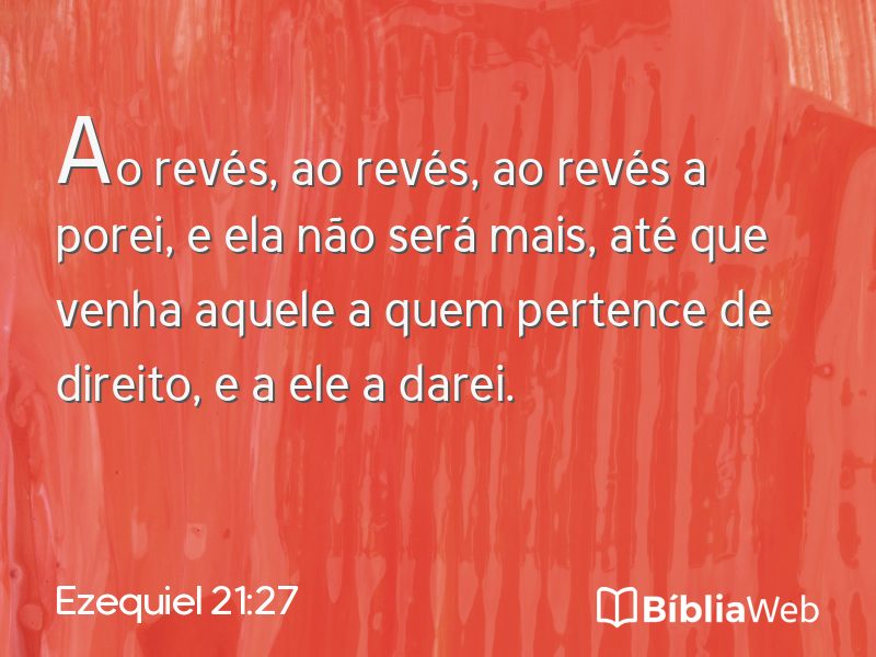 Ezequiel 21:27 em imagem para compartilhar