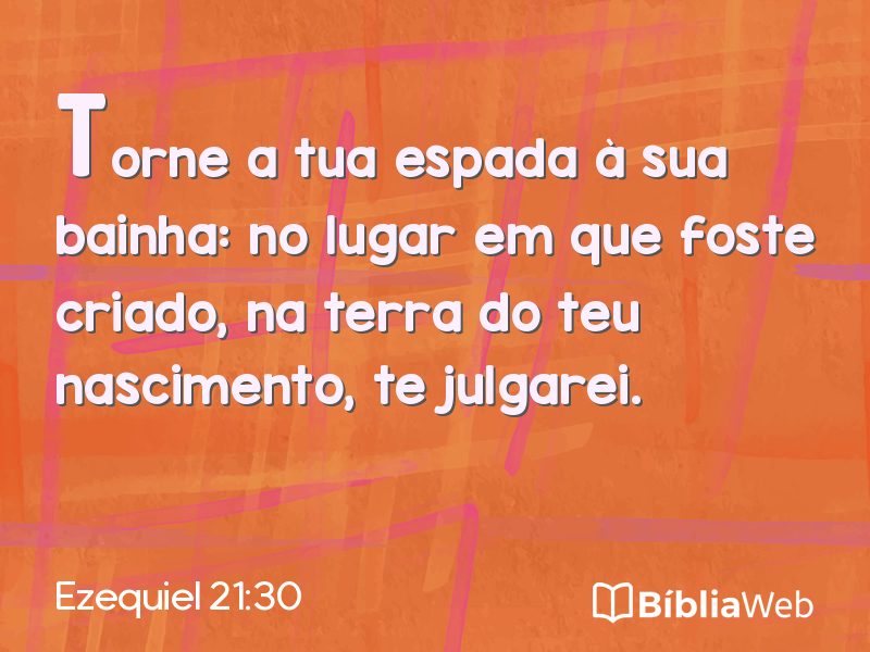 Ezequiel 21:30 em imagem para compartilhar
