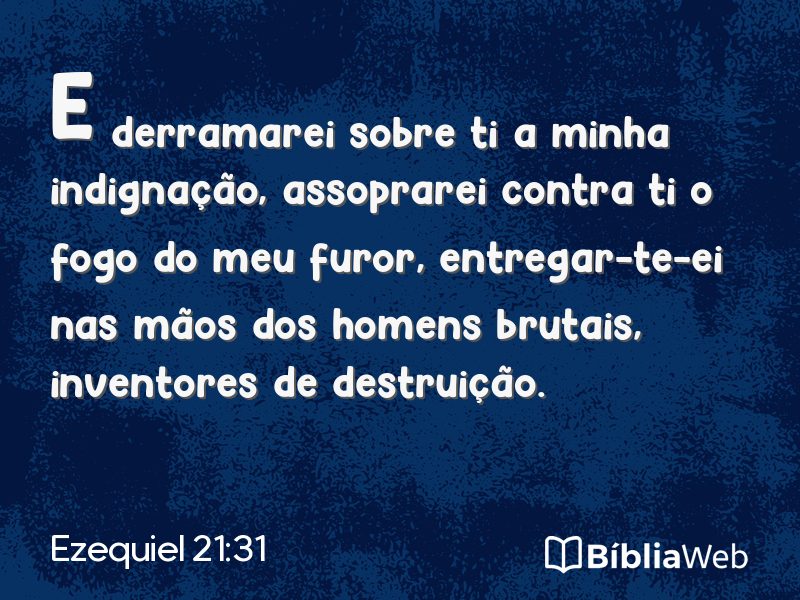 Ezequiel 21:31 em imagem para compartilhar
