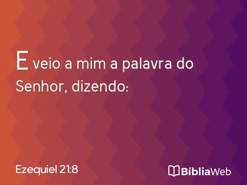 Ezequiel 21:8 em imagem para compartilhar