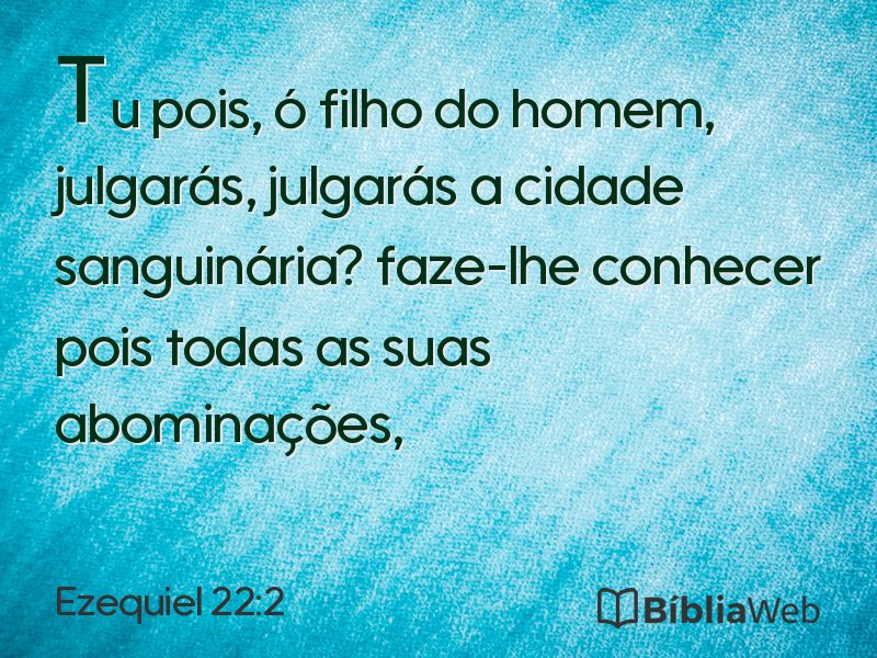 Ezequiel 22:2 em imagem para compartilhar