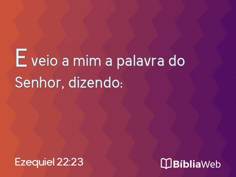 Ezequiel 22:23 em imagem para compartilhar