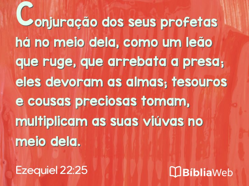 Ezequiel 22:25 em imagem para compartilhar