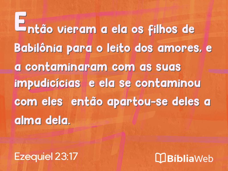 Ezequiel 23:17 em imagem para compartilhar