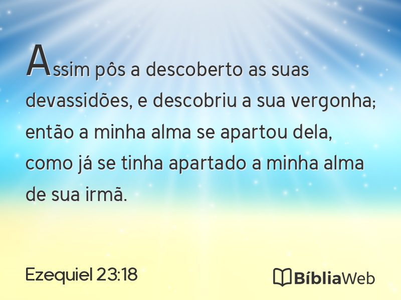 Ezequiel 23:18 em imagem para compartilhar