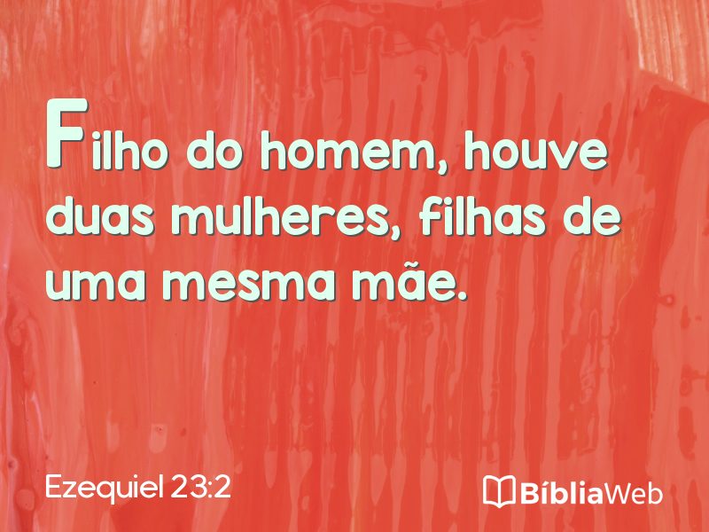 Ezequiel 23:2 em imagem para compartilhar