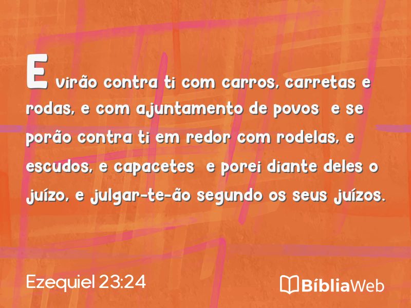 Ezequiel 23:24 em imagem para compartilhar