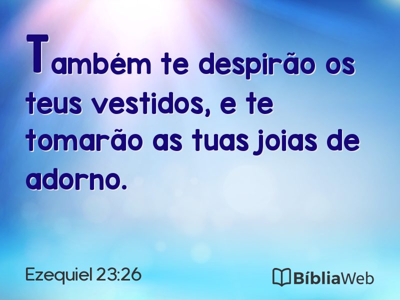 Ezequiel 23:26 em imagem para compartilhar
