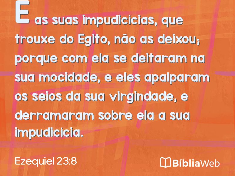 Ezequiel 23:8 em imagem para compartilhar