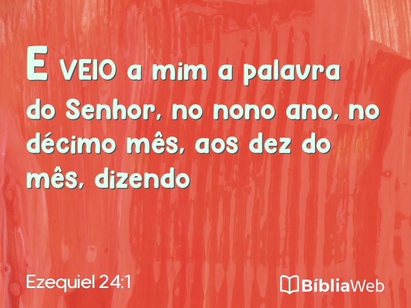 Ezequiel 24:1 em imagem para compartilhar