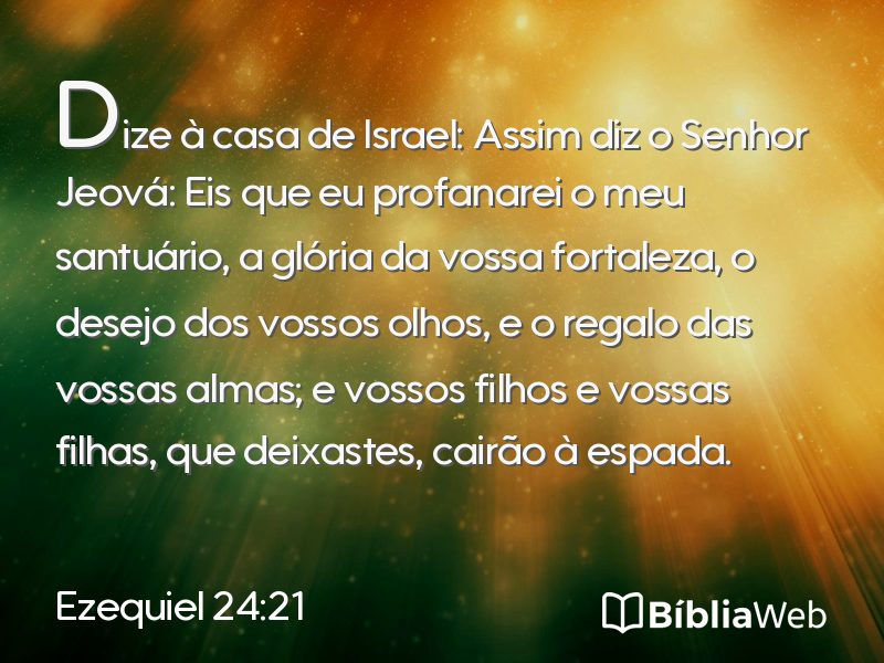 Ezequiel 24:21 em imagem para compartilhar