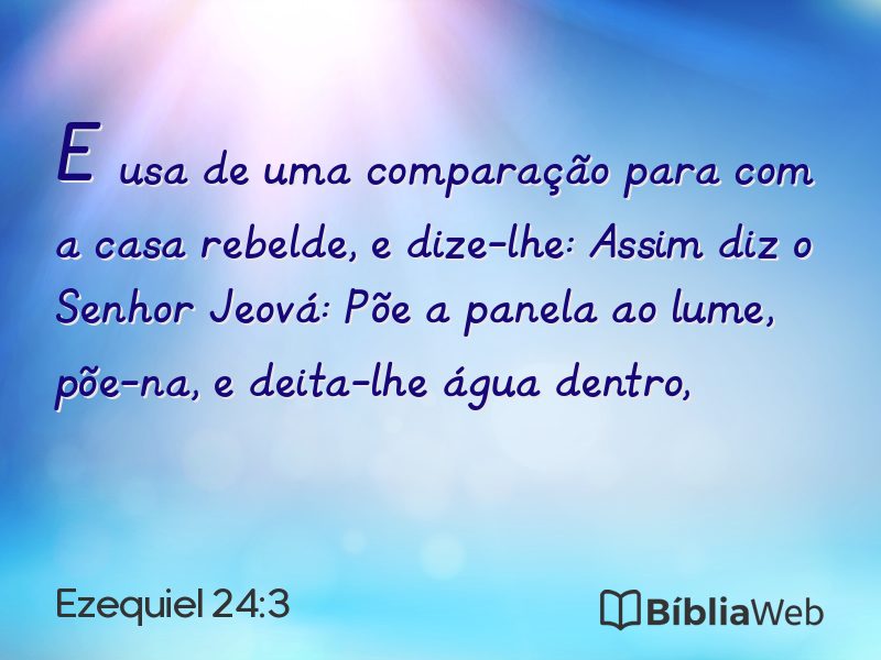 Ezequiel 24:3 em imagem para compartilhar