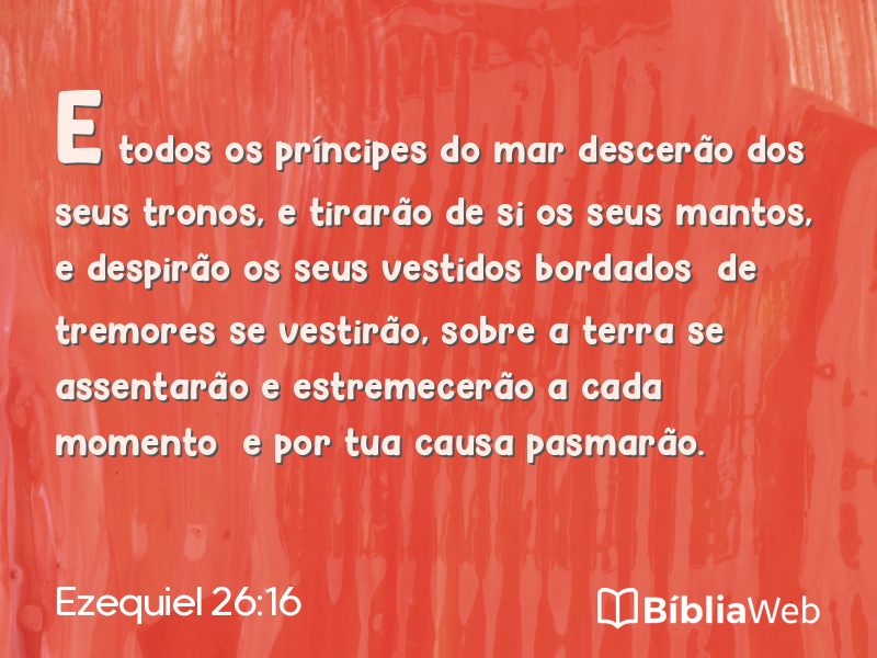 Ezequiel 26:16 em imagem para compartilhar