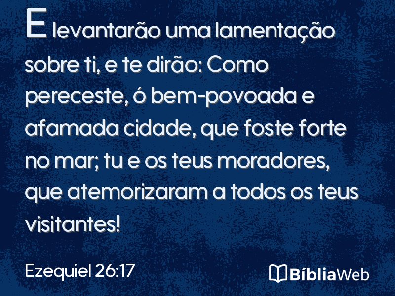 Ezequiel 26:17 em imagem para compartilhar