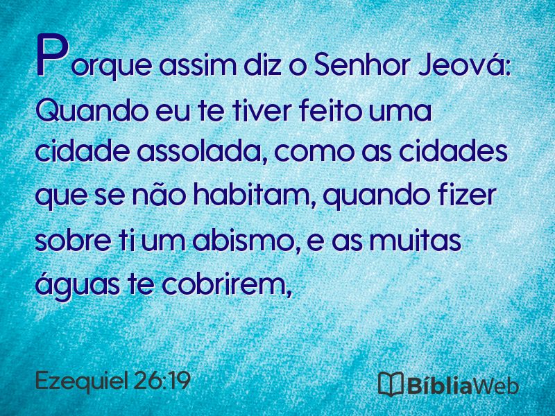 Ezequiel 26:19 em imagem para compartilhar