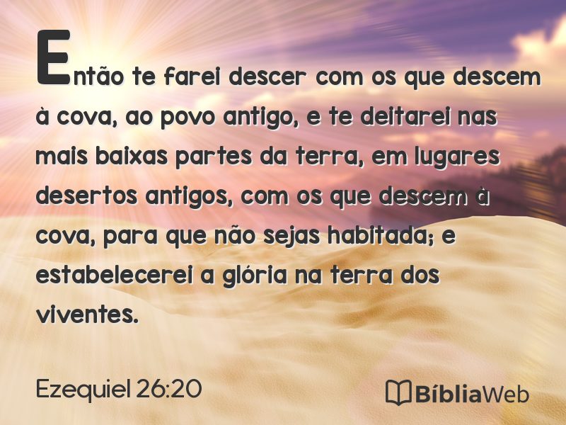 Ezequiel 26:20 em imagem para compartilhar