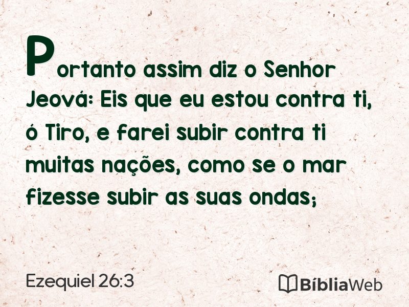 Ezequiel 26:3 em imagem para compartilhar