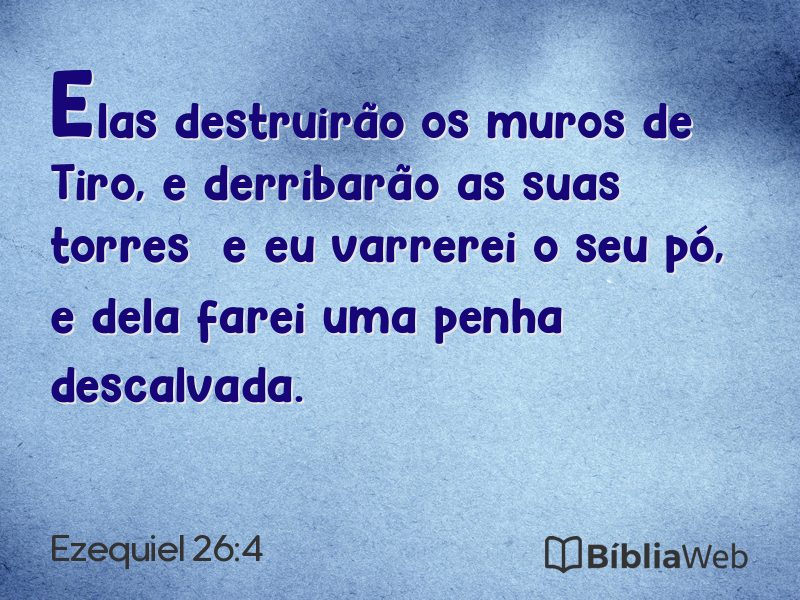 Ezequiel 26:4 em imagem para compartilhar