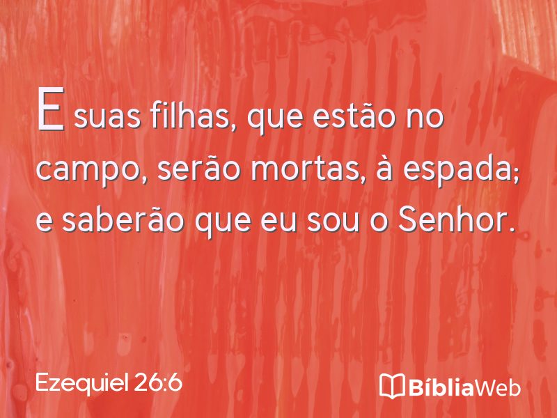 Ezequiel 26:6 em imagem para compartilhar