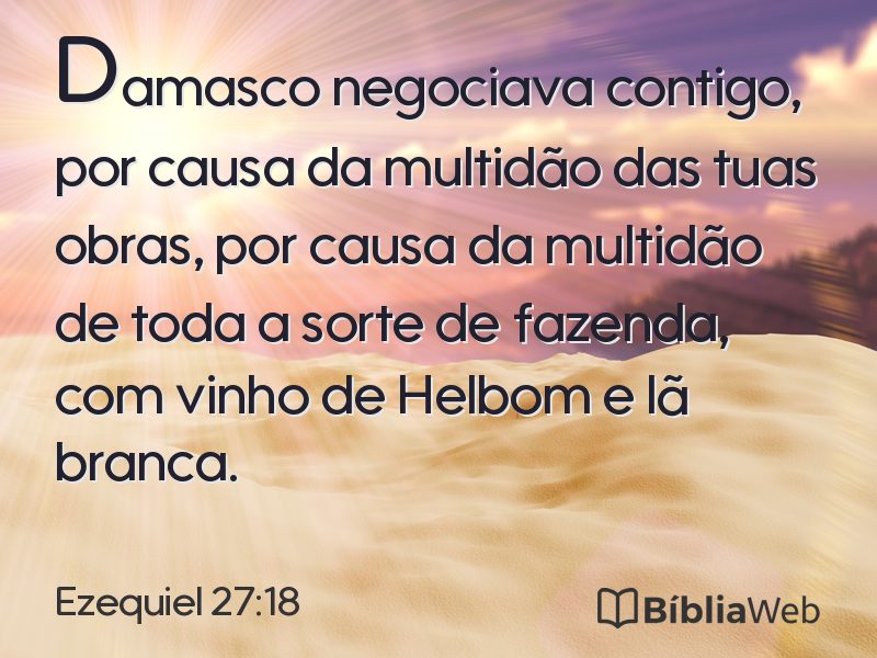 Ezequiel 27:18 em imagem para compartilhar