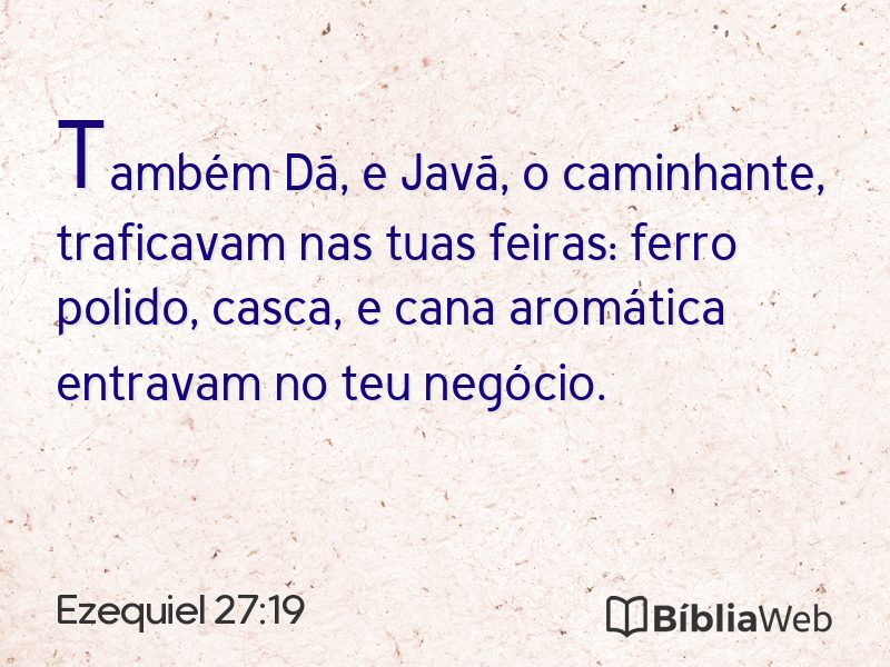 Ezequiel 27:19 em imagem para compartilhar