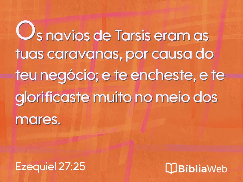 Ezequiel 27:25 em imagem para compartilhar