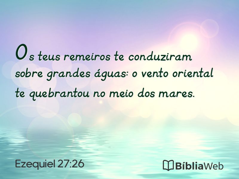 Ezequiel 27:26 em imagem para compartilhar