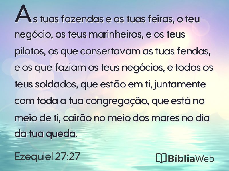 Ezequiel 27:27 em imagem para compartilhar