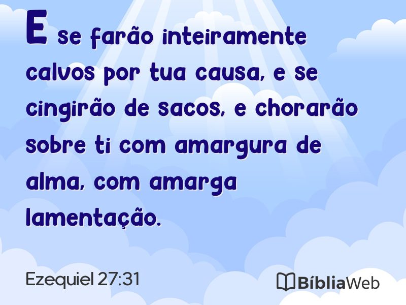 Ezequiel 27:31 em imagem para compartilhar
