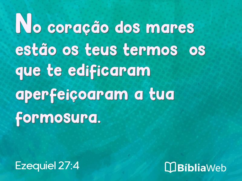 Ezequiel 27:4 em imagem para compartilhar