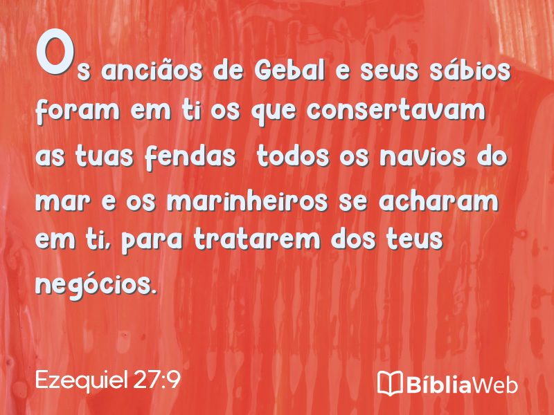 Ezequiel 27:9 em imagem para compartilhar