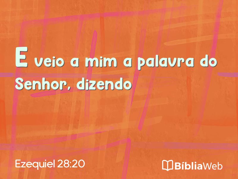 Ezequiel 28:20 em imagem para compartilhar