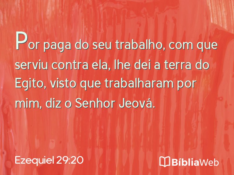 Ezequiel 29:20 em imagem para compartilhar