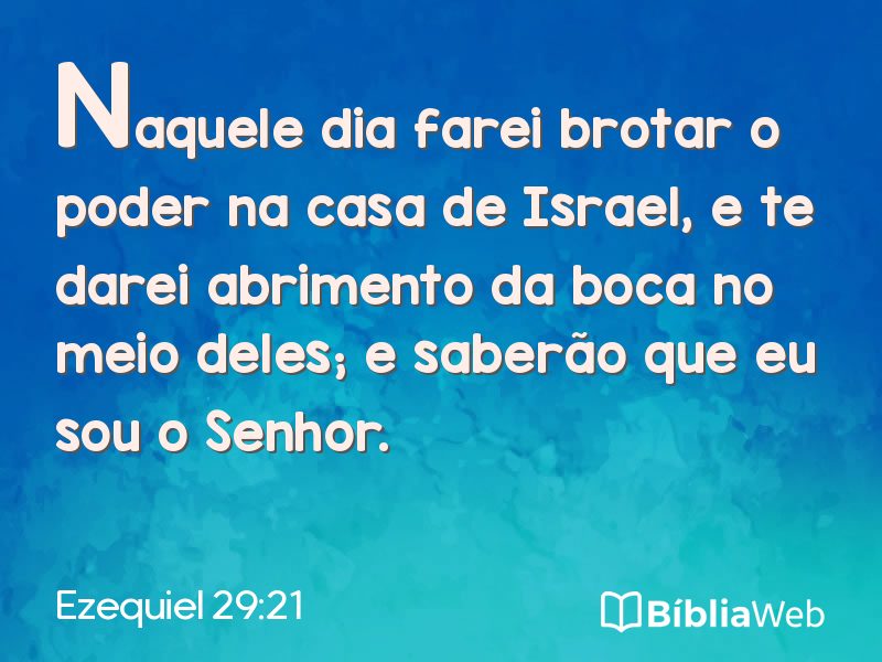 Ezequiel 29:21 em imagem para compartilhar